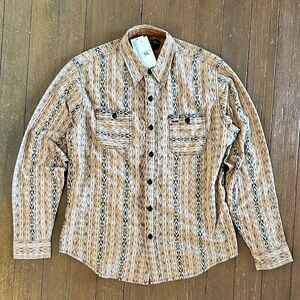 RRL Peter Knit Workshirt Size Large